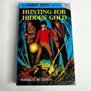The Hardy Boys Book 5 Hunting for Hidden Gold Hardcover Great preowned condition